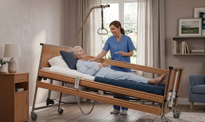 Odpoczynek na łóżku medycznym