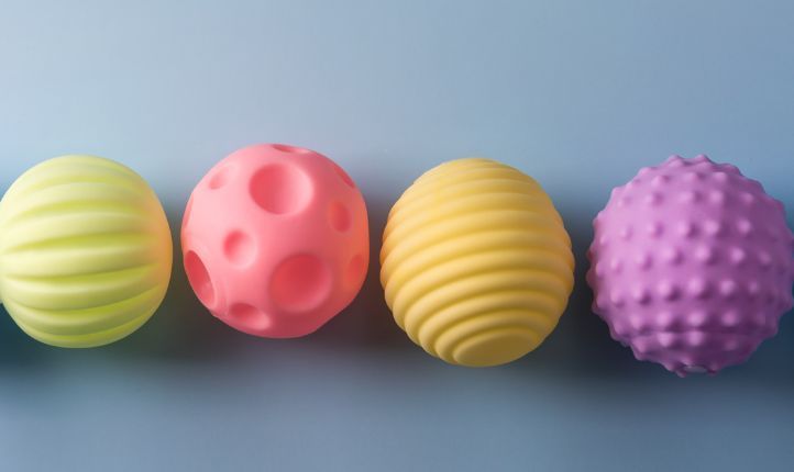 Różnorodne faktury piłek